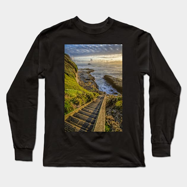 Steep Descent Long Sleeve T-Shirt by blacksands